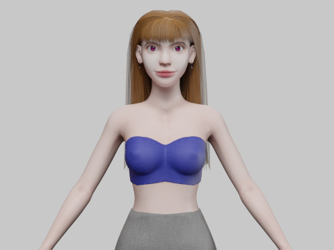 Pretty standard woman V28427 3D 모델
