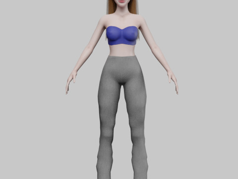 Pretty standard woman V28427 3D 모델