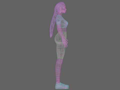 Pretty sweet woman V24617 Modelo 3D