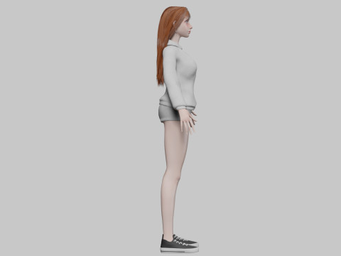 Pretty young woman V34576 3D मॉडल