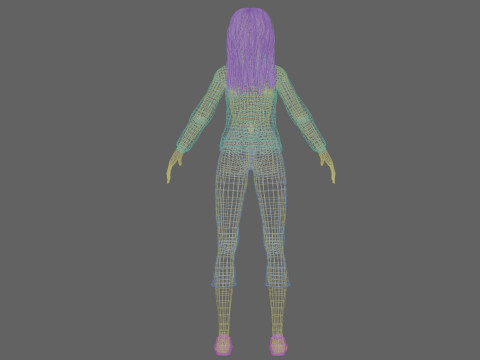 Standard pretty woman V32768 3D Model