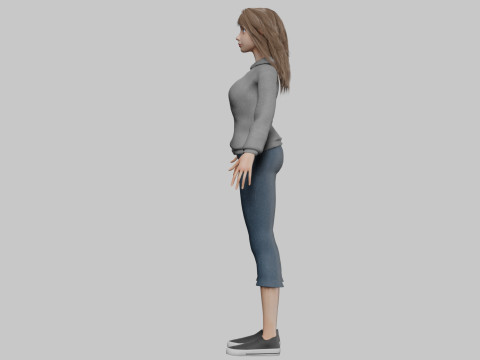 Standard pretty woman V32768 3D Model