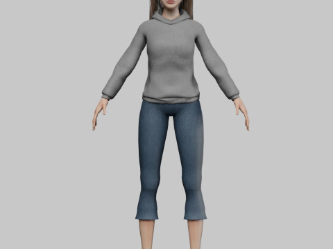 Standard pretty woman V32768 3D Model