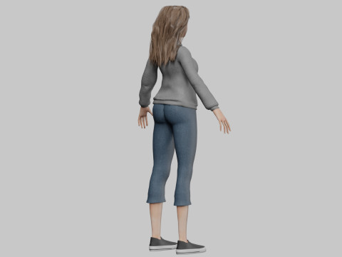 Standard pretty woman V32768 3D Model