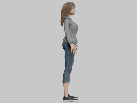 Standard pretty woman V32768 3D Model