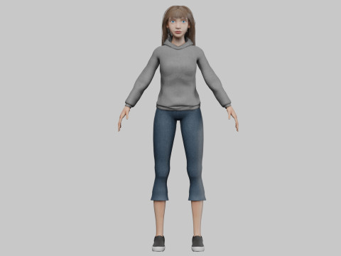 Standard pretty woman V32768 3D Model