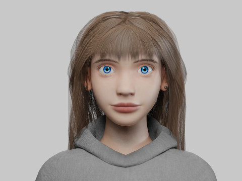 Standard pretty woman V32768 3D Model