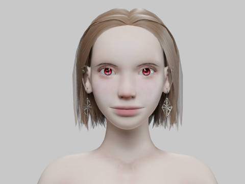 Sweet basic woman V29110 Modello 3D