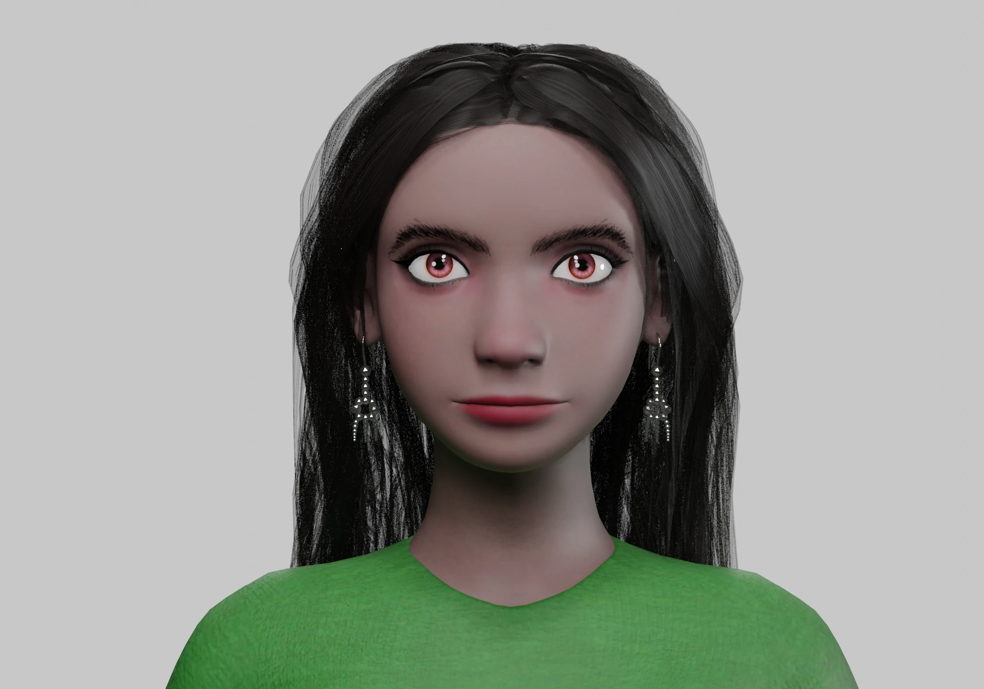 Sweet cool woman V33968 3D Model .c4d .max .obj .3ds .fbx .stl .blend 