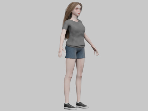 Basic pretty woman V32040 Modello 3D