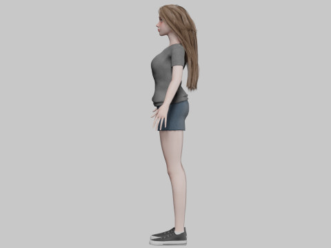 Basic pretty woman V32040 Modello 3D