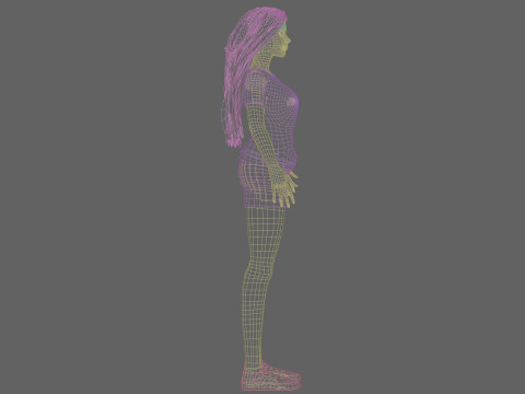 Basic pretty woman V32040 Modello 3D
