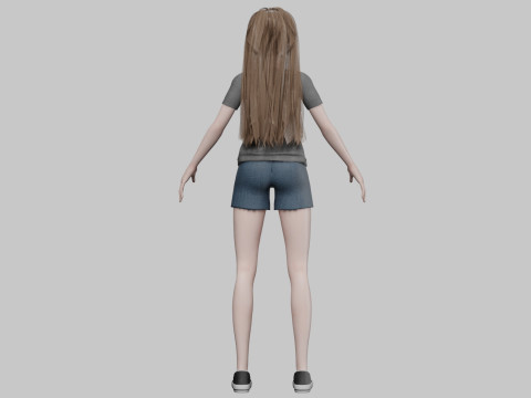 Basic pretty woman V32040 Modello 3D