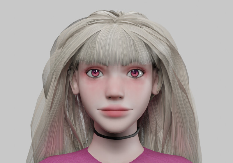 Basic sweet woman V33002 Modèle 3D .c4d .max .obj .3ds .fbx .stl .blend 