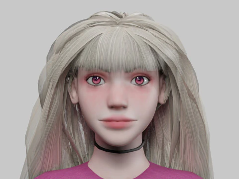 बुनियादी प्यारी औरत V33002 3D मॉडल