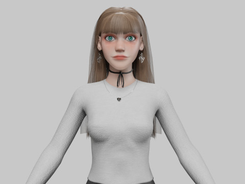 Standard pretty woman V32307 3D Model