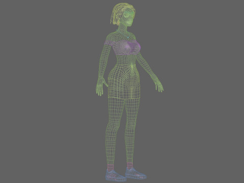 Sweet basic woman V28660 Modelo 3D