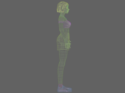 Sweet basic woman V28660 Modelo 3D