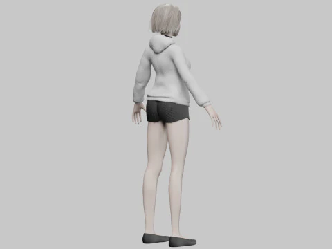 Sweet classic woman V30520 3D Model