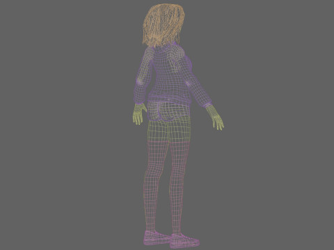 Sweet young woman V34451 3D Model