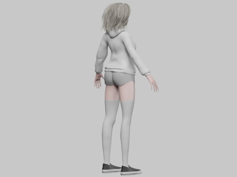 Sweet young woman V34451 3D Model