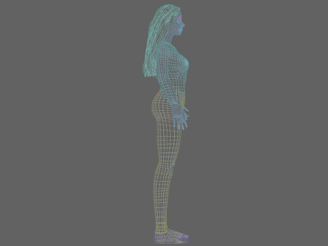 Young sweet woman V30225 3D Model