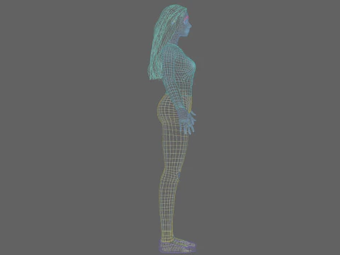 Young sweet woman V30225 3D Model