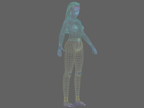 Young sweet woman V30225 3D Model