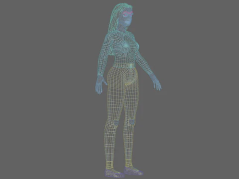 Young sweet woman V30225 3D Model
