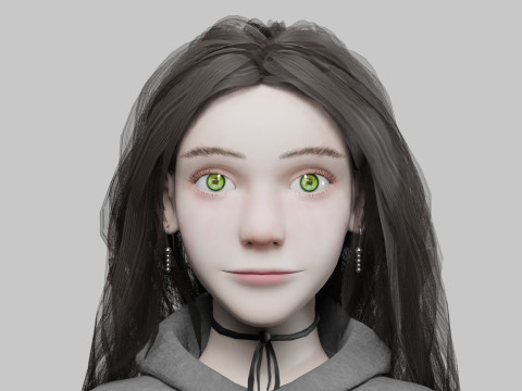 Basic classic woman V39050 Model 3D