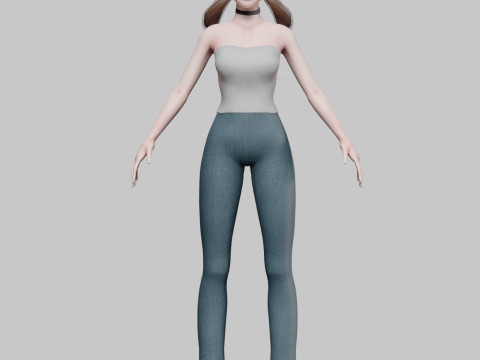 Basic Pretty Woman V26177 Model 3D