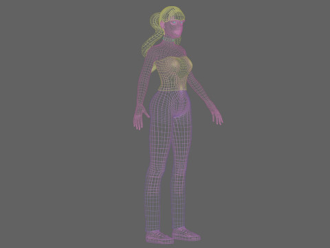 Basic Pretty Woman V26177 Model 3D