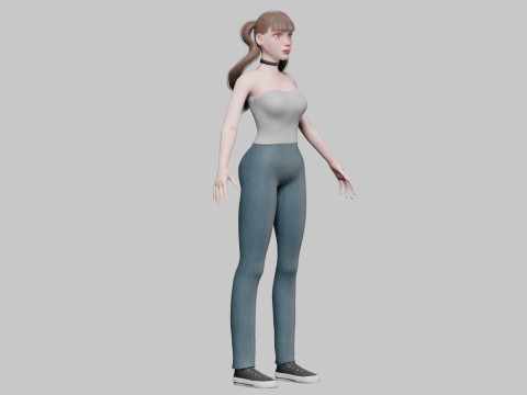 Basic Pretty Woman V26177 Model 3D