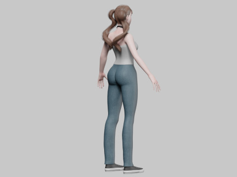 Basic Pretty Woman V26177 Model 3D