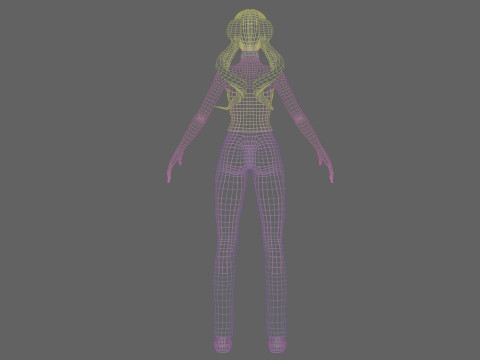 Basic Pretty Woman V26177 Model 3D