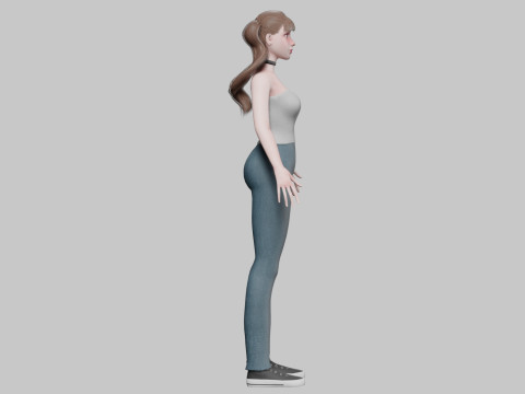 Basic Pretty Woman V26177 Model 3D