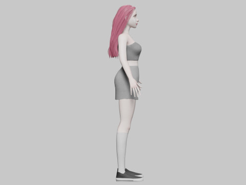 Basic Standard woman V28250 3D 模型