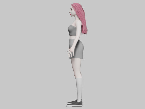 Basic Standard woman V28250 3D 模型