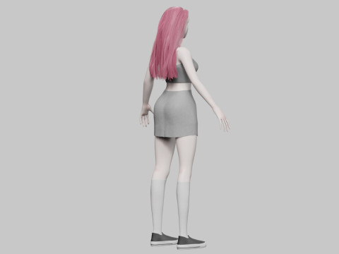 Basic Standard woman V28250 3D 模型