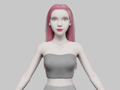 Basic Standard woman V28250 3D 모델
