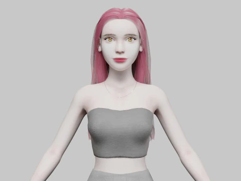 Basic Standard Damen V28250 3D Modell