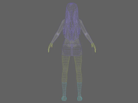 Beautiful Basic Woman V33263 3D Model