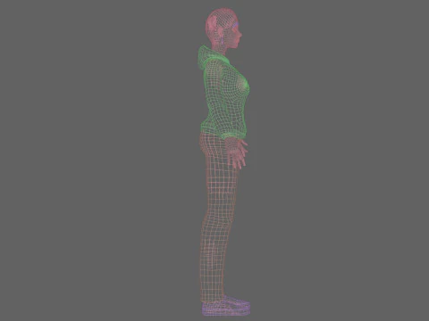 Beautiful Pretty Woman V27755 3D Model