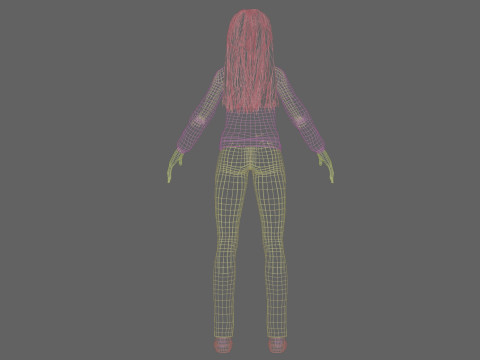 Classic Basic Woman V35009 3D Model