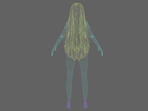 Classic Pretty Woman V35139 3D Model