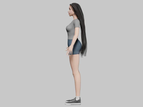 Classic Pretty Woman V35139 3D Model