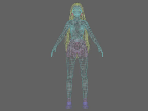 Classic Pretty Woman V35139 3D Model