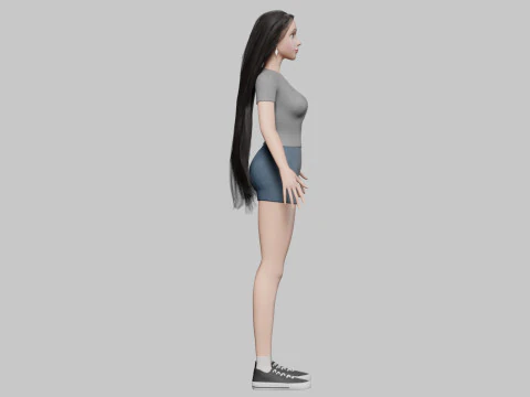 Classic Pretty Woman V35139 3D Model
