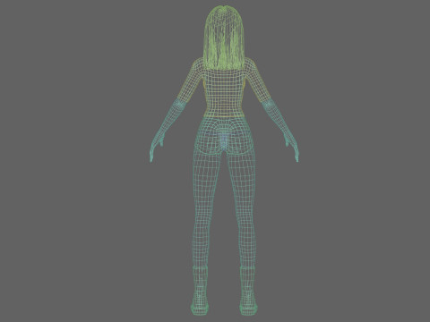 Cool Basic Woman V33037 3Dモデル
