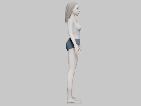 Cool Basic Woman V33037 3Dモデル